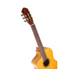 Ortega RCE170F-L Family Series Pro 4/4 Acoustic Guitar 6 String Lefty - Solid Spruce / Cypress Gloss Stain Yellow + Gig 