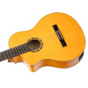 Ortega RCE170F-L Family Series Pro 4/4 Acoustic Guitar 6 String Lefty - Solid Spruce / Cypress Gloss Stain Yellow + Gig 