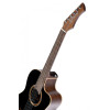Ortega RCE238SN-BKT Performer Series 4/4 Classical Guitar 6-String - Black + Gig Bag