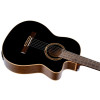 Ortega RCE238SN-BKT Performer Series 4/4 Classical Guitar 6-String - Black + Gig Bag