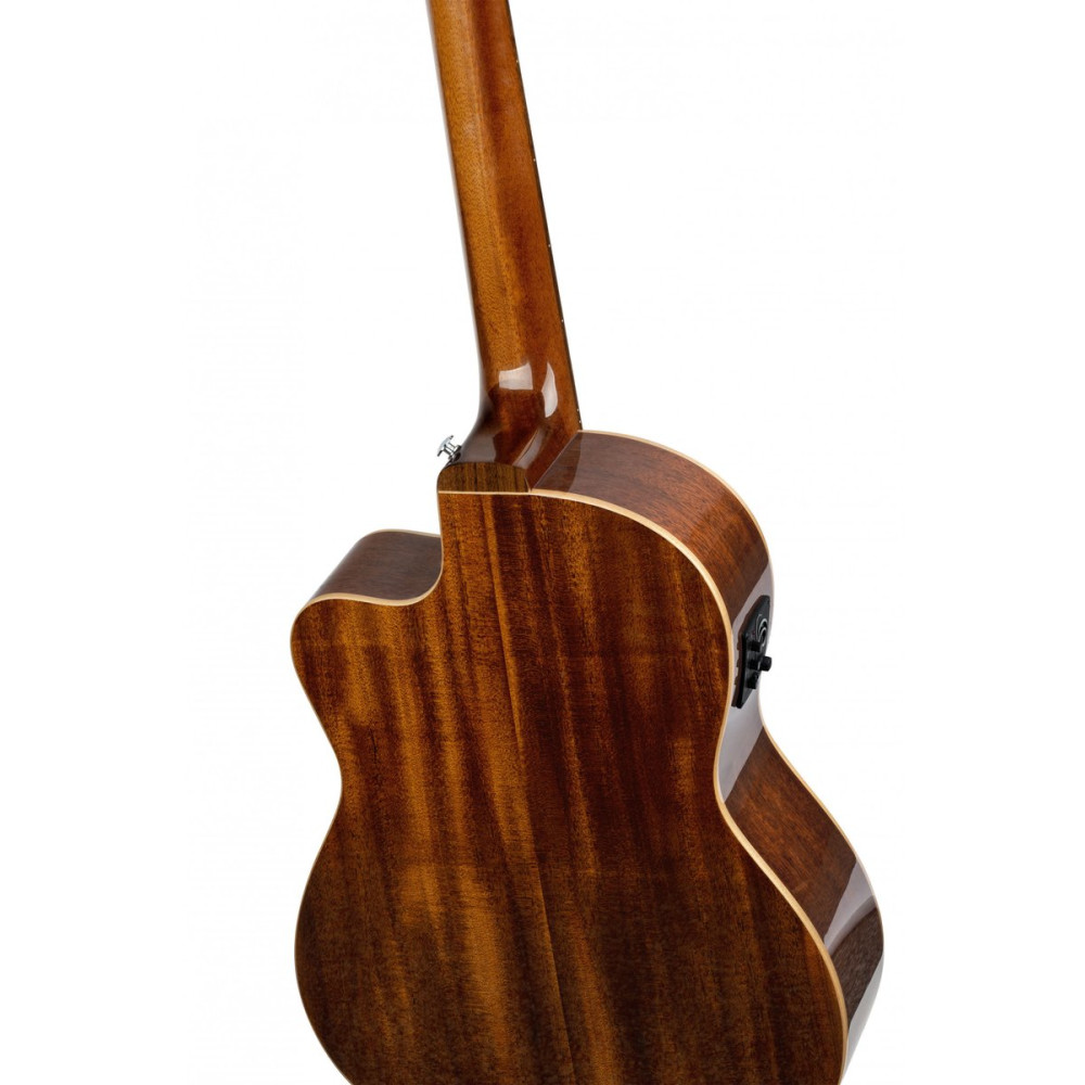 Ortega RCE238SN-BKT Performer Series 4/4 Classical Guitar 6-String - Black + Gig Bag