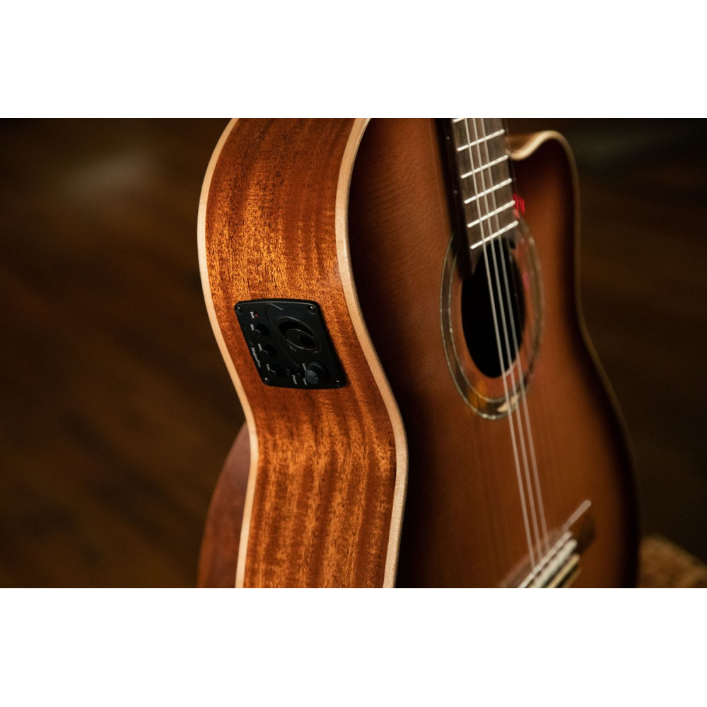 Ortega RCE238SN-FT Performer Series 4/4 Classical Guitar 6-String - Sunburst + Gig Bag
