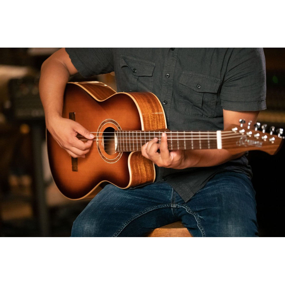 Ortega RCE238SN-FT Performer Series 4/4 Classical Guitar 6-String - Sunburst + Gig Bag