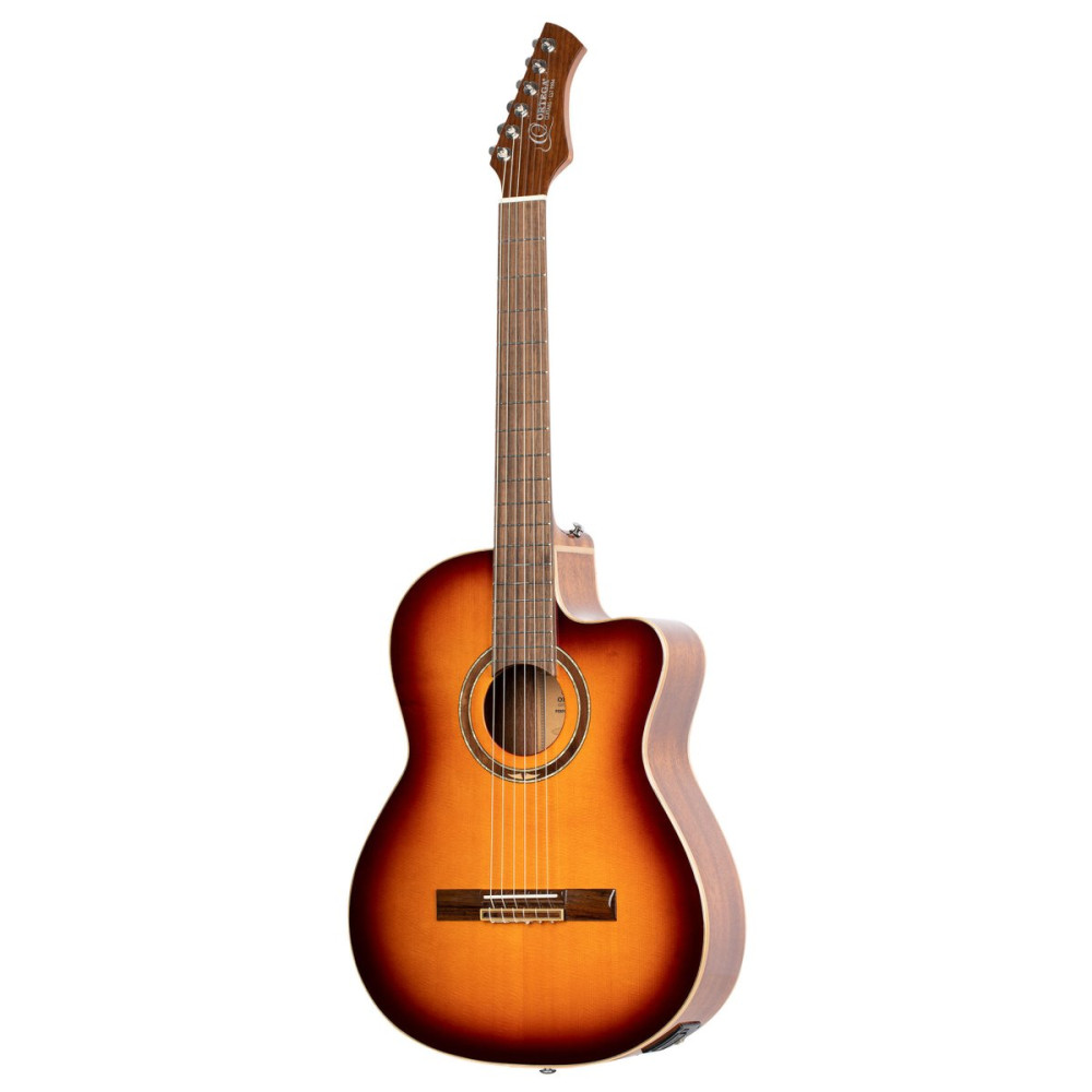 Ortega RCE238SN-FT Performer Series 4/4 Classical Guitar 6-String - Sunburst + Gig Bag