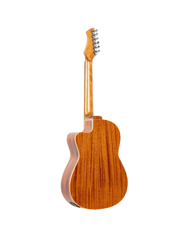 Ortega RCE238SN-FT Performer Series 4/4 Classical Guitar 6-String - Sunburst + Gig Bag