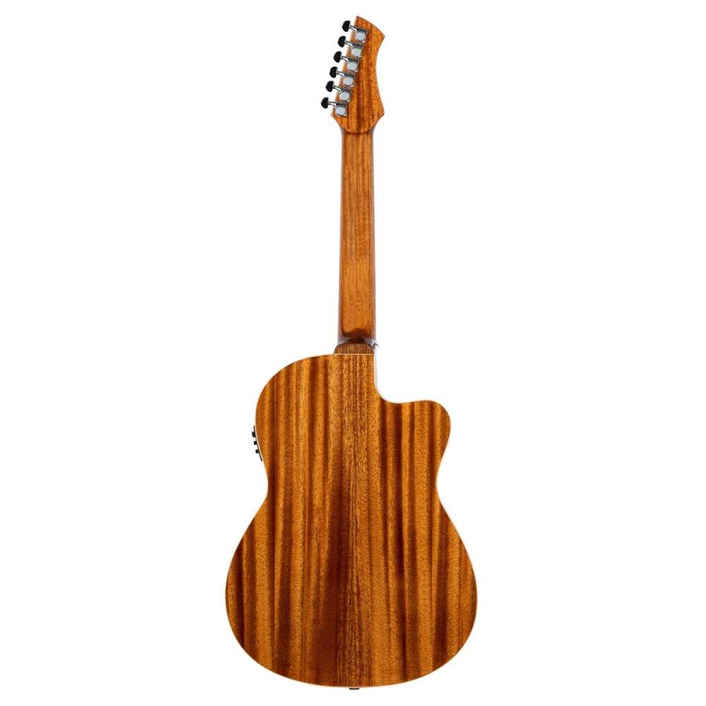 Ortega RCE238SN-FT-L Performer Series 4/4 Classical Guitar 6-String Lefty - Sunburst + Gig Bag