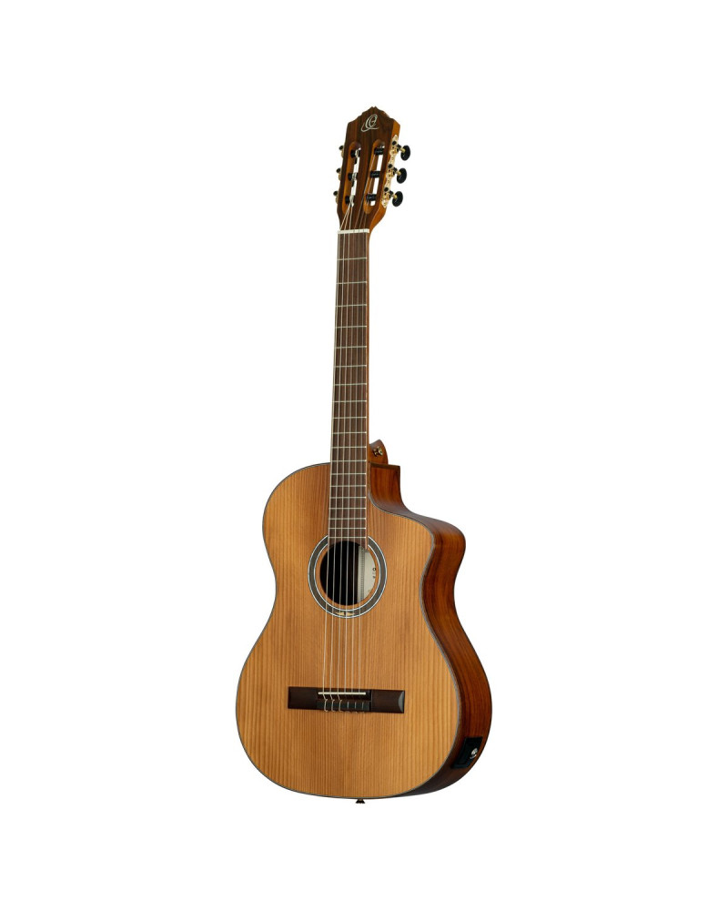 Ortega RCE23RO Thermo Series 4/4 Nylon String Guitar 6-String - Satin Dark Brown + Gigbag