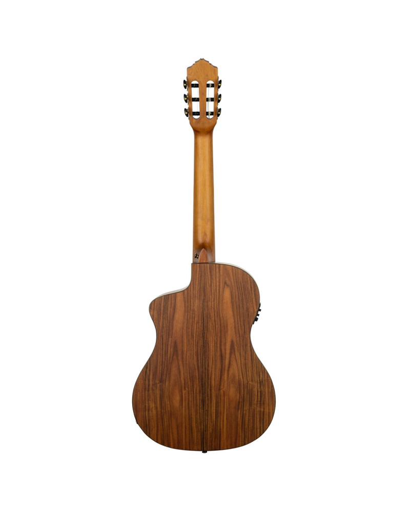Ortega RCE23RO Thermo Series 4/4 Nylon String Guitar 6-String - Satin Dark Brown + Gigbag