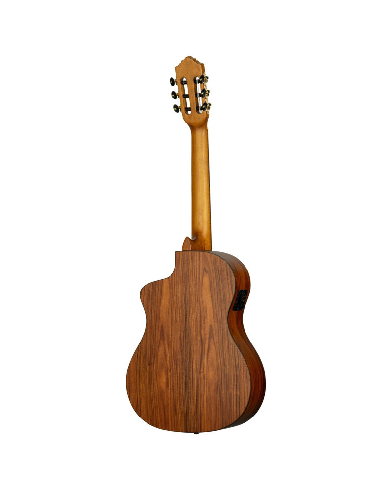 Ortega RCE23RO Thermo Series 4/4 Nylon String Guitar 6-String - Satin Dark Brown + Gigbag