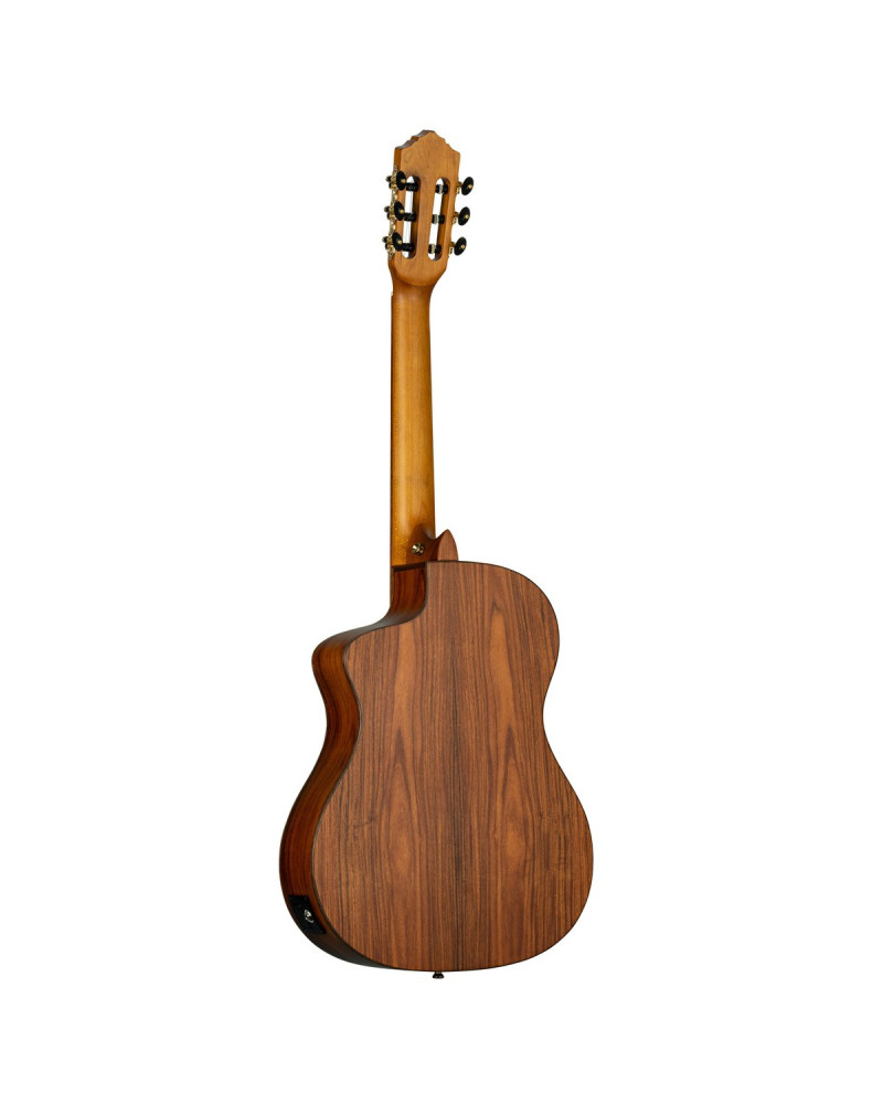 Ortega RCE23RO Thermo Series 4/4 Nylon String Guitar 6-String - Satin Dark Brown + Gigbag
