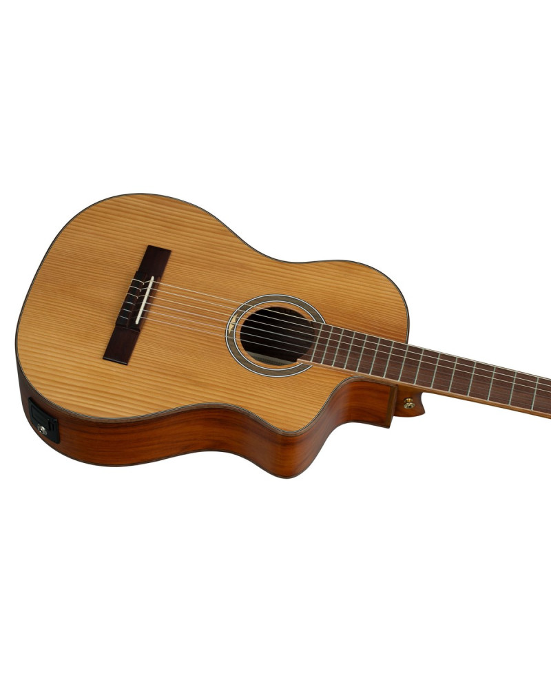 Ortega RCE23RO Thermo Series 4/4 Nylon String Guitar 6-String - Satin Dark Brown + Gigbag
