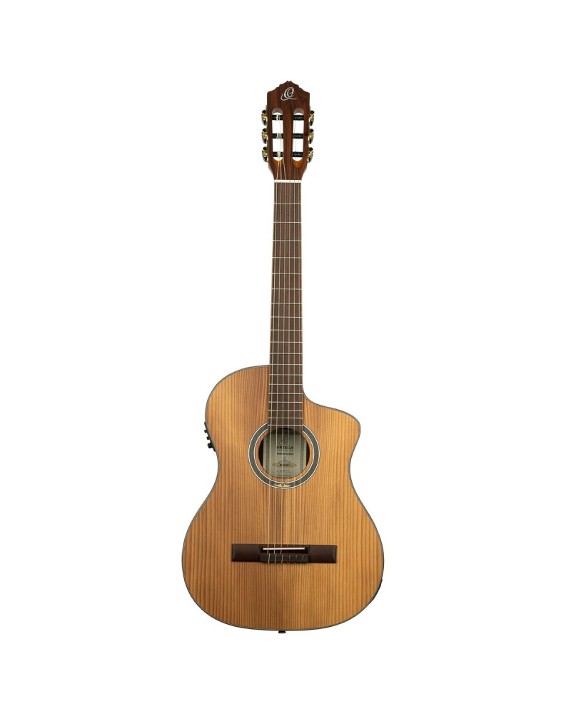 Ortega RCE23RO Thermo Series 4/4 Nylon String Guitar 6-String - Satin Dark Brown + Gigbag