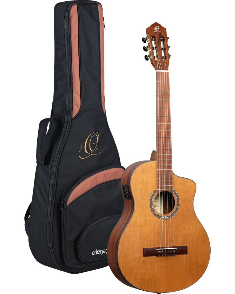 Ortega RCE24RO Thermo Series 4/4 Nylon String Guitar 6-String + Pro Gig Bag