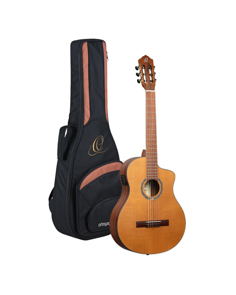 Ortega RCE24RO Thermo Series 4/4 Nylon String Guitar 6-String + Pro Gig Bag