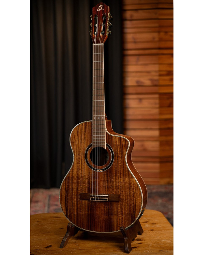 Ortega RCE30TH-ACA 30th Anniversary Series 4/4 Nylon String Guitar 6-String - Natural + Gig Bag