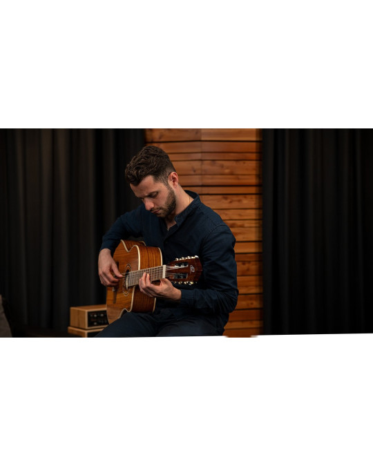 Ortega RCE30TH-ACA 30th Anniversary Series 4/4 Nylon String Guitar 6-String - Natural + Gig Bag