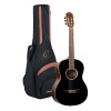 Ortega RE238SN-BKT Performer Series 4/4 Classical Guitar 6-String - Black + Gig Bag