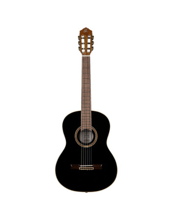 Ortega RE238SN-BKT Performer Series 4/4 Classical Guitar 6-String - Black + Gig Bag