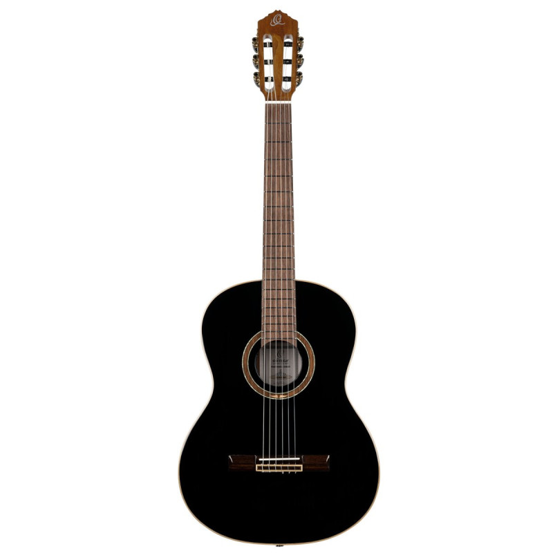 Ortega RE238SN-BKT Performer Series 4/4 Classical Guitar 6-String - Black + Gig Bag