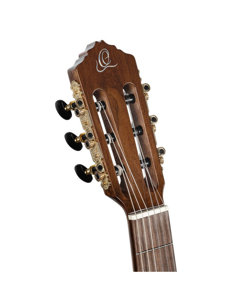Ortega RE238SN-BKT Performer Series 4/4 Classical Guitar 6-String - Black + Gig Bag