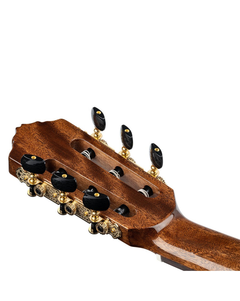 Ortega RE238SN-BKT Performer Series 4/4 Classical Guitar 6-String - Black + Gig Bag
