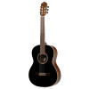 Ortega RE238SN-BKT Performer Series 4/4 Classical Guitar 6-String - Black + Gig Bag
