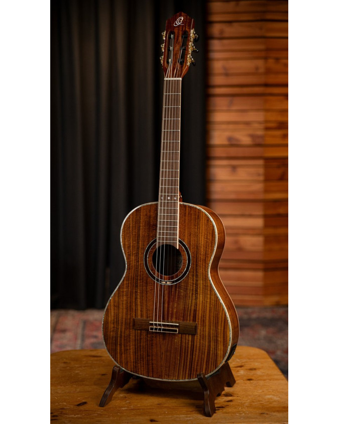 Ortega RE30TH-ACA 30th Anniversary Series 4/4 Nylon String Guitar 6-String - Natural + Gig Bag