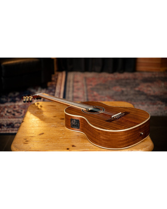 Ortega RE30TH-ACA 30th Anniversary Series 4/4 Nylon String Guitar 6-String - Natural + Gig Bag