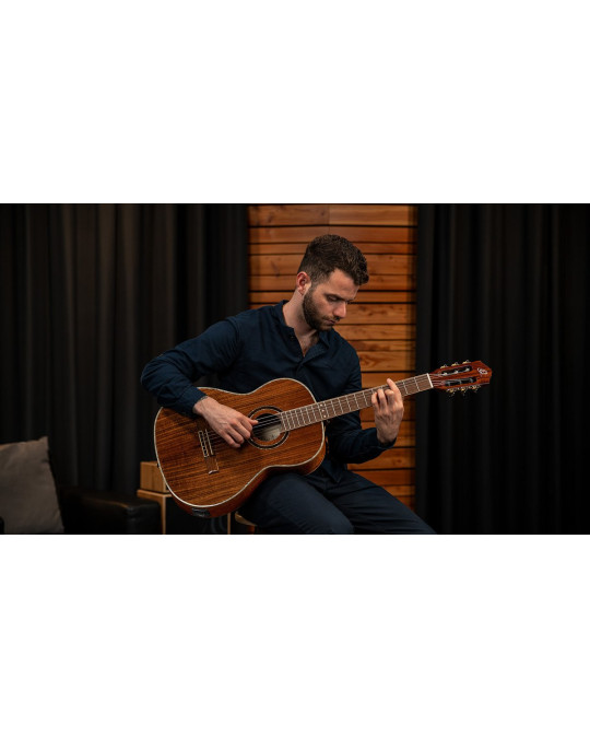 Ortega RE30TH-ACA 30th Anniversary Series 4/4 Nylon String Guitar 6-String - Natural + Gig Bag
