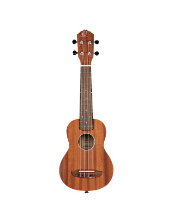 Ortega RFU10S Timber Series Soprano Ukulele 4 String - Sapele Natural + Bag