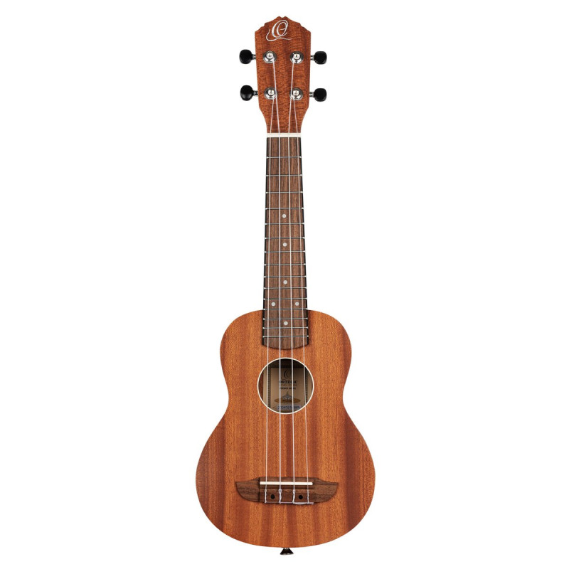Ortega RFU10S Timber Series Soprano Ukulele 4 String - Sapele Natural + Bag