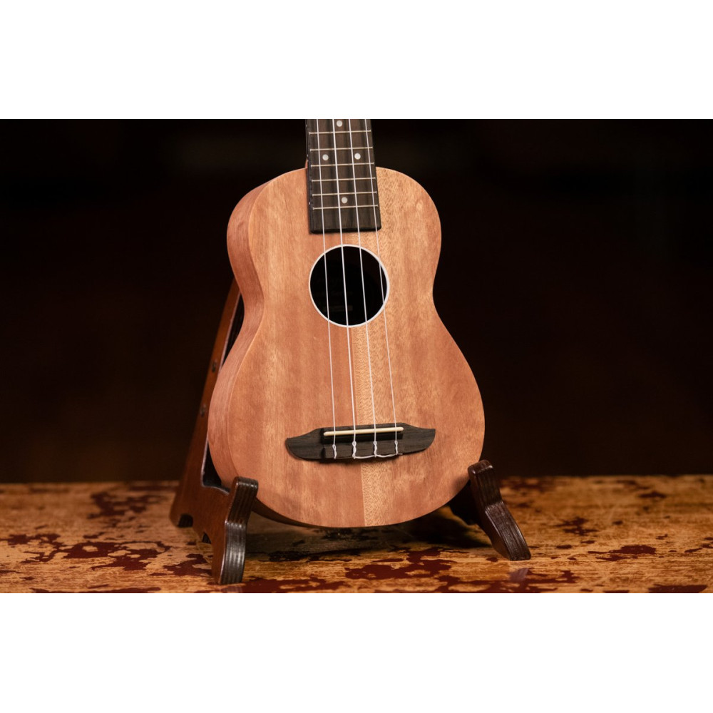 Ortega RFU10S Timber Series Soprano Ukulele 4 String - Sapele Natural + Bag