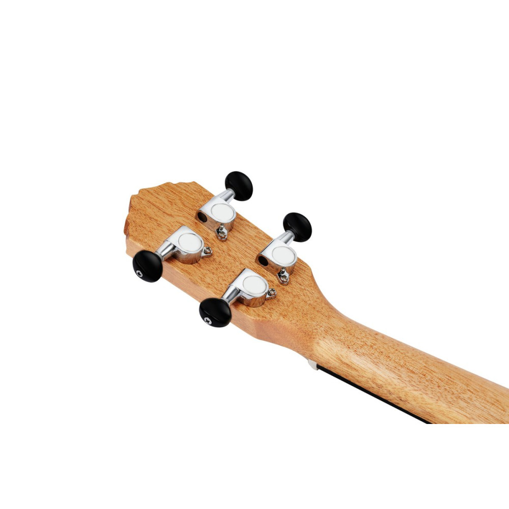 Ortega RFU10Z Timber Series Soprano Ukulele 4 String - Zebrawood Natural + Bag