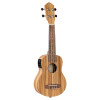 Ortega RFU10ZE Timber Series Soprano Preamp Ukulele 4 String - Zebrawood Natural + Bag