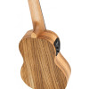 Ortega RFU10ZE Timber Series Soprano Preamp Ukulele 4 String - Zebrawood Natural + Bag