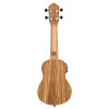 Ortega RFU10ZE Timber Series Soprano Preamp Ukulele 4 String - Zebrawood Natural + Bag