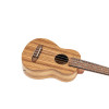 Ortega RFU10ZE Timber Series Soprano Preamp Ukulele 4 String - Zebrawood Natural + Bag