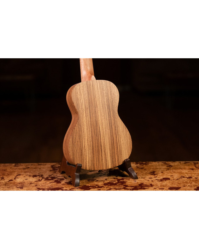 Ortega RFU11Z Timber Series Concert Ukulele 4 String - Zebrawood Natural + Bag