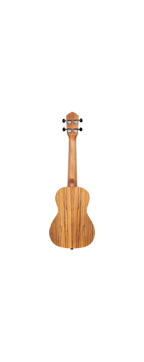 Ortega RFU11Z Timber Series Concert Ukulele 4 String - Zebrawood Natural + Bag