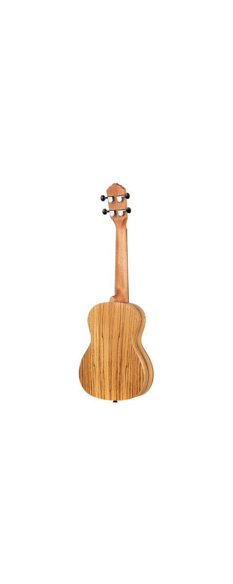 Ortega RFU11Z Timber Series Concert Ukulele 4 String - Zebrawood Natural + Bag