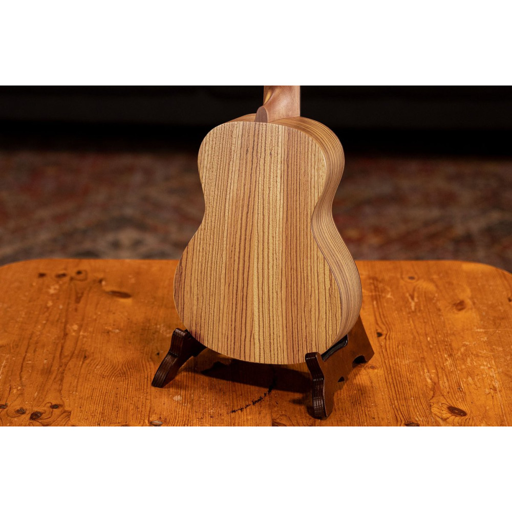 Ortega RFU11Z-L Timber Series Concert Ukulele 4 String Lefty - Zebrawood Natural + Bag