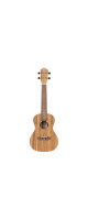 Ortega RFU11ZE-L Timber Series Concert Preamp Ukulele 4 String Lefty - Zebrawood Natural + Bag