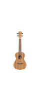 Ortega RFU11ZE-L Timber Series Concert Preamp Ukulele 4 String Lefty - Zebrawood Natural + Bag