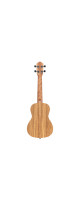 Ortega RFU11ZE-L Timber Series Concert Preamp Ukulele 4 String Lefty - Zebrawood Natural + Bag