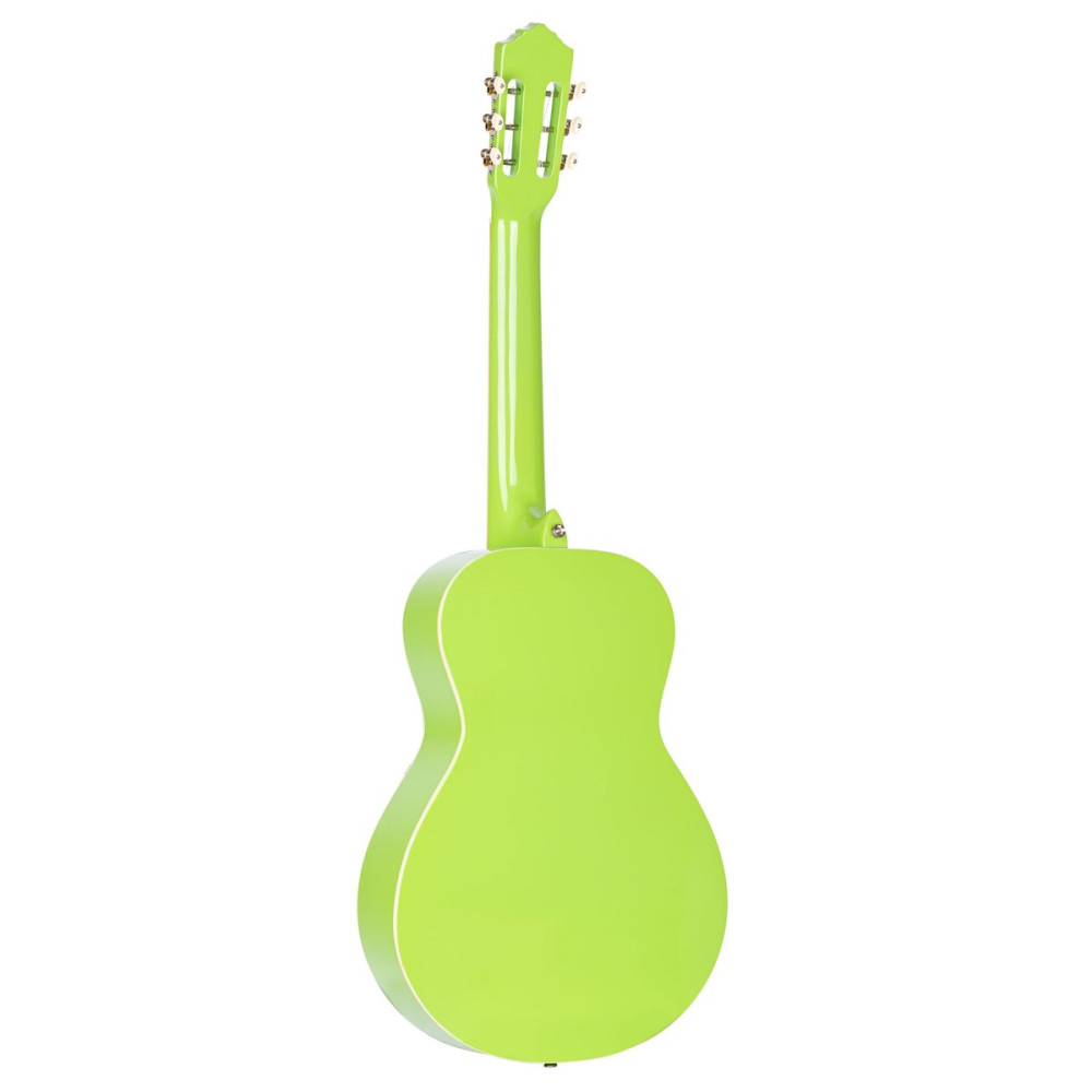 Ortega RGA-GAP Gaucho Series 4/4 Nylon String Guitar 6-String - Green Apple + Gig Bag