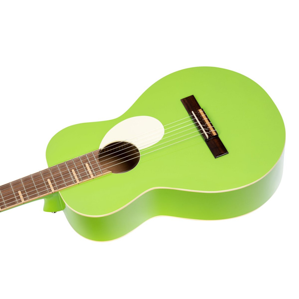 Ortega RGA-GAP Gaucho Series 4/4 Nylon String Guitar 6-String - Green Apple + Gig Bag