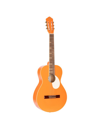 Ortega RGA-ORG Gaucho Series 4/4 Nylon String Guitar 6-String - Orange + Gig Bag