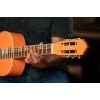 Ortega RGA-ORG Gaucho Series 4/4 Nylon String Guitar 6-String - Orange + Gig Bag