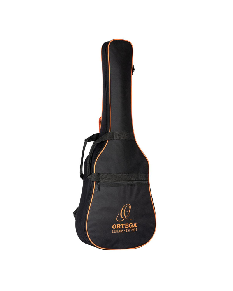 Ortega RGA-ORG Gaucho Series 4/4 Nylon String Guitar 6-String - Orange + Gig Bag