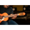 Ortega RGA-ORG Gaucho Series 4/4 Nylon String Guitar 6-String - Orange + Gig Bag